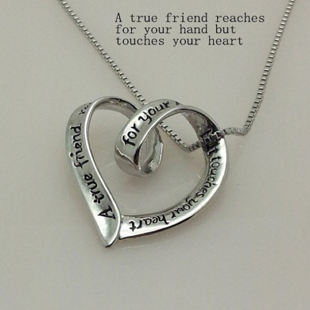 Heart Sterling Pendant Silver Vintage 925